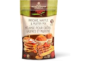 Floating Leaf Gluten Free Waffle Mix - Organic Pancake Mix | Gluten Free Protein Pancake Mix for Waffles, Muffins (Pack of 1)