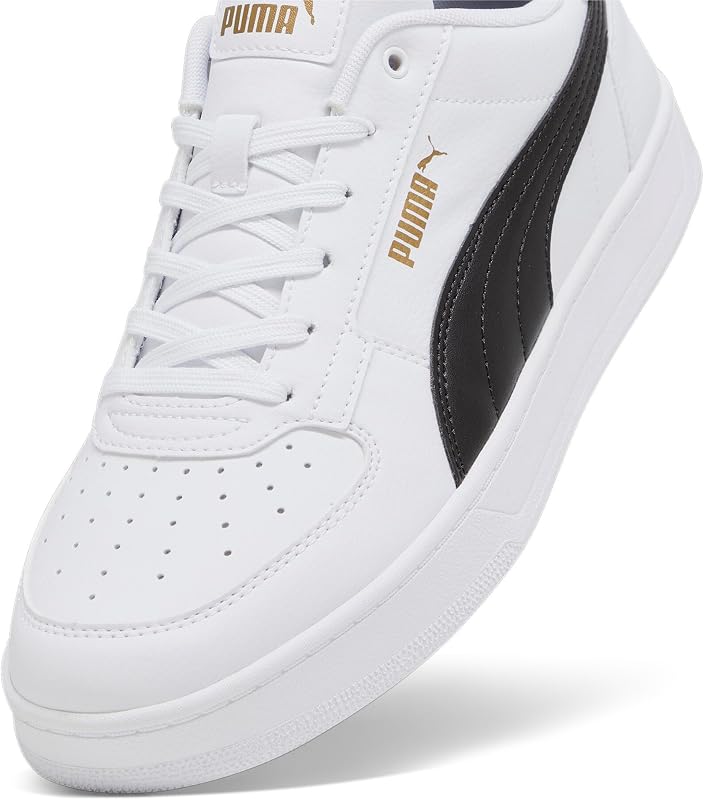 Caven 2.0, Zapatillas Unisex adulto, Puma White-Puma Black-Gold, 42 EU — foto 8 de 8