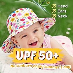 Baby Sun Hat Kids Summer UPF 50+ Toddler Bucket Hat