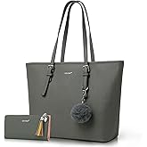 TANTOMI Tote Bags for Women, Handbags and Womens Purses Shoulder Purse Set for Travel Work