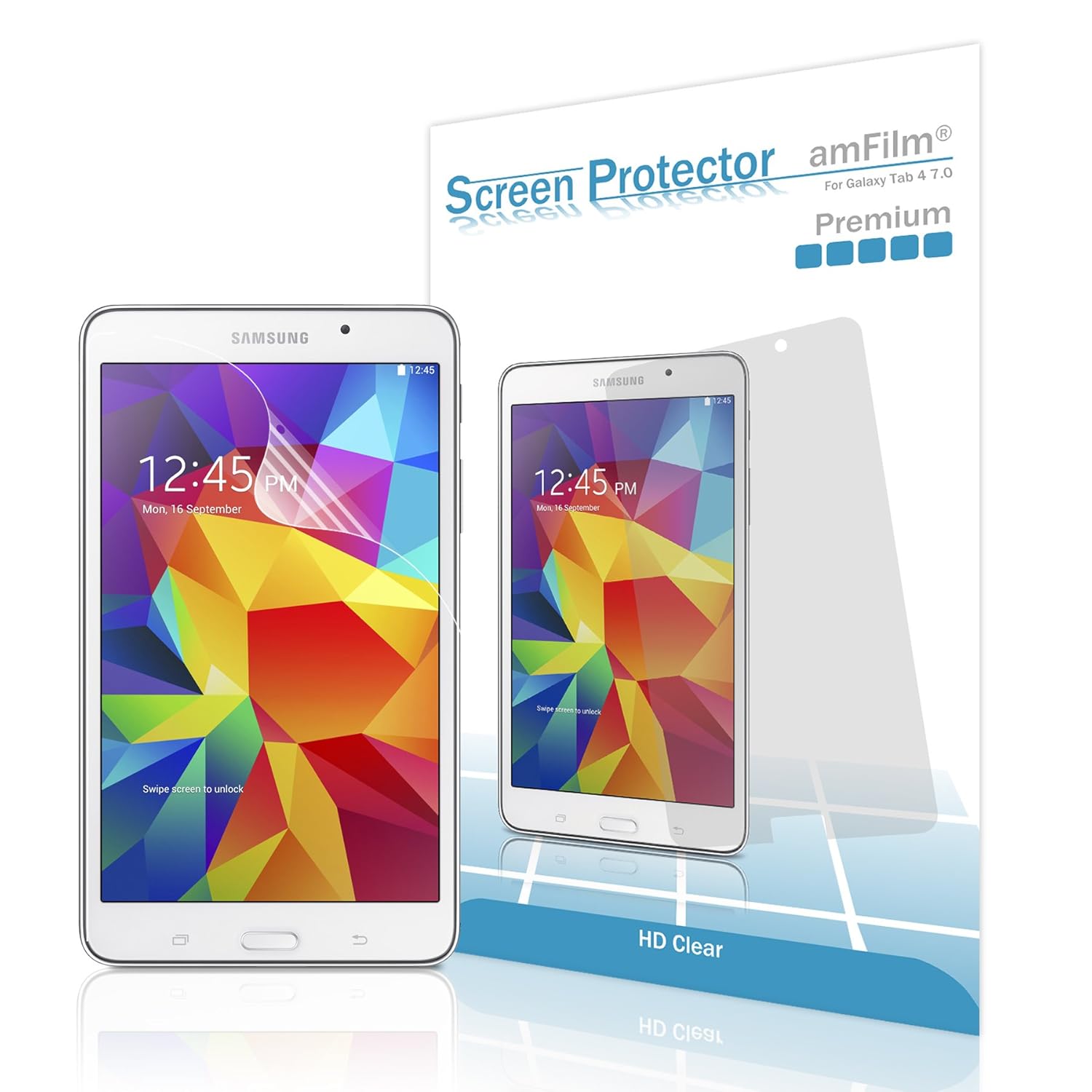 Amazon.com: Galaxy Tab 4 7.0 Screen Protector, amFilm Screen Protector for  Samsung
