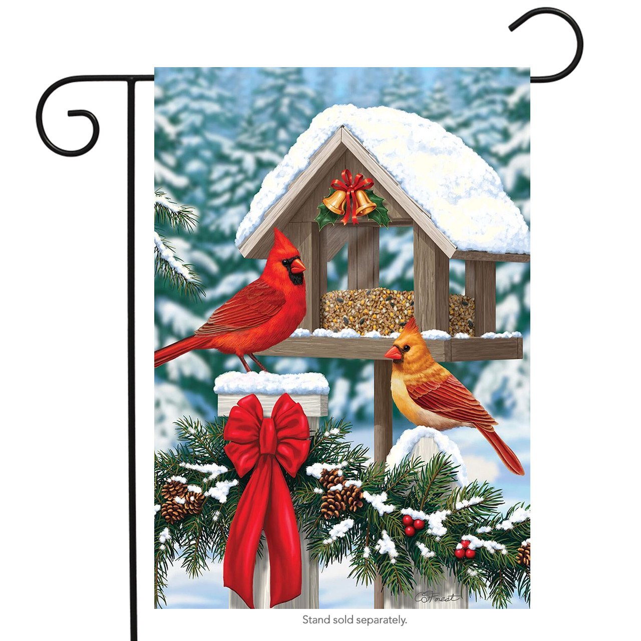 Best Garden Flag With Cardinals