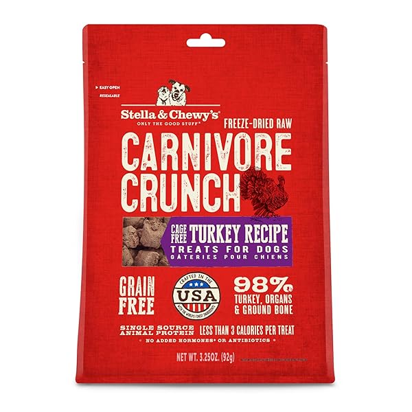 STELLA & CHEWY’S FREEZE-DRIED RAW DOG TREATS –...