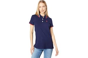 U.S. Polo Assn. Womens Classic Stretch Pique Polo Shirt