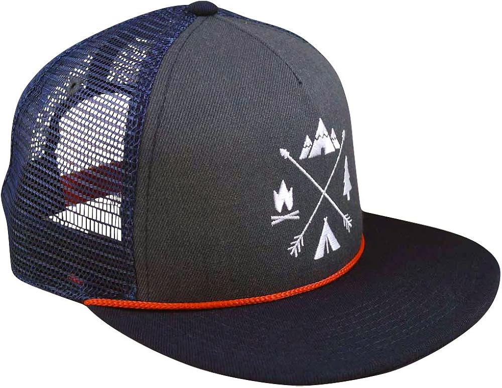 flat bill trucker cap