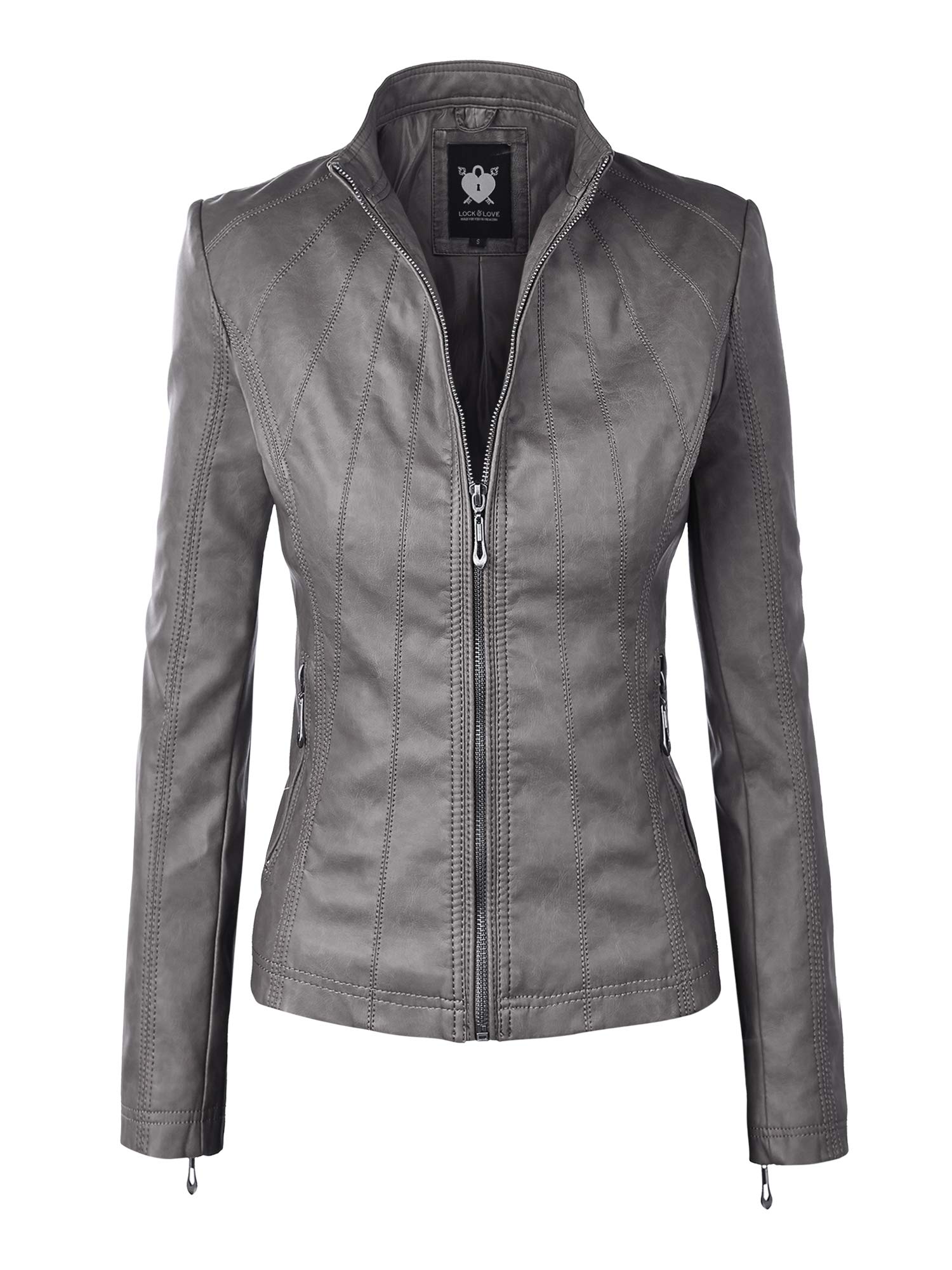 Amazon Ladies Jackets Wet Seal Faux Leather Jacket NEW LOOK NWT