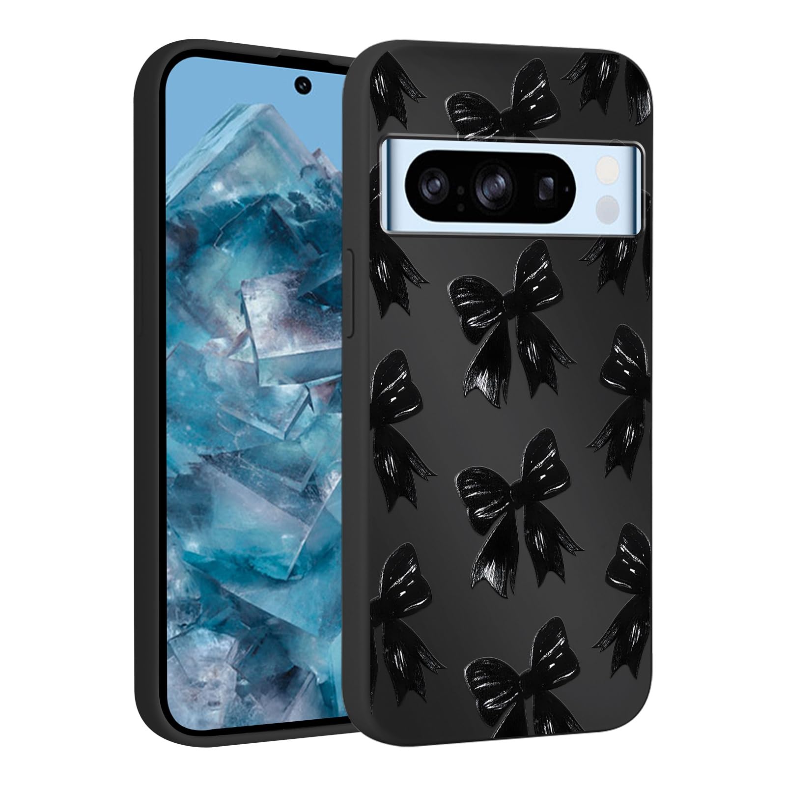 lioscre Cute Bow Phone Case for Google Pixel 8 Pro