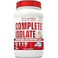 Complete Isolate Whey Protein Isolate + Milk Protein Isolate Powder - 27g Protein, Zero Fat or Sugar, Build Muscle, Improve Recovery, Whey Protein Powder, Vanilla Ice Cream, 28 serv (2lb)