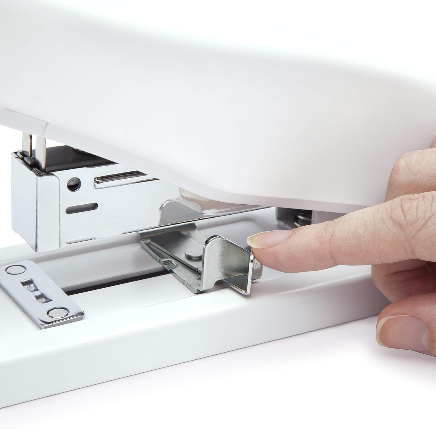 Rapesco Heavy Duty Stapler, ECO HD-100, 100 Sheet Capacity, White (1386) : Office Products
