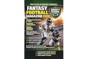 Fantasy Football Magazine 2026: Draft Guide, Advanced Rankings, Prospect Analysis and Winning Strategy Systems