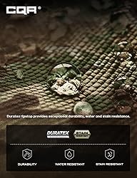 CQR Men's Tactical Pants, Water Resistant Ripstop