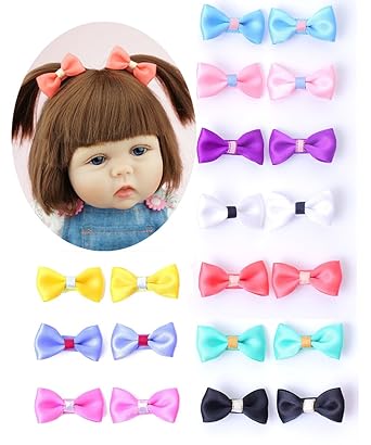 Belle Beau Baby Girls Hair Bows Hair Clips Hair Barrette Flower