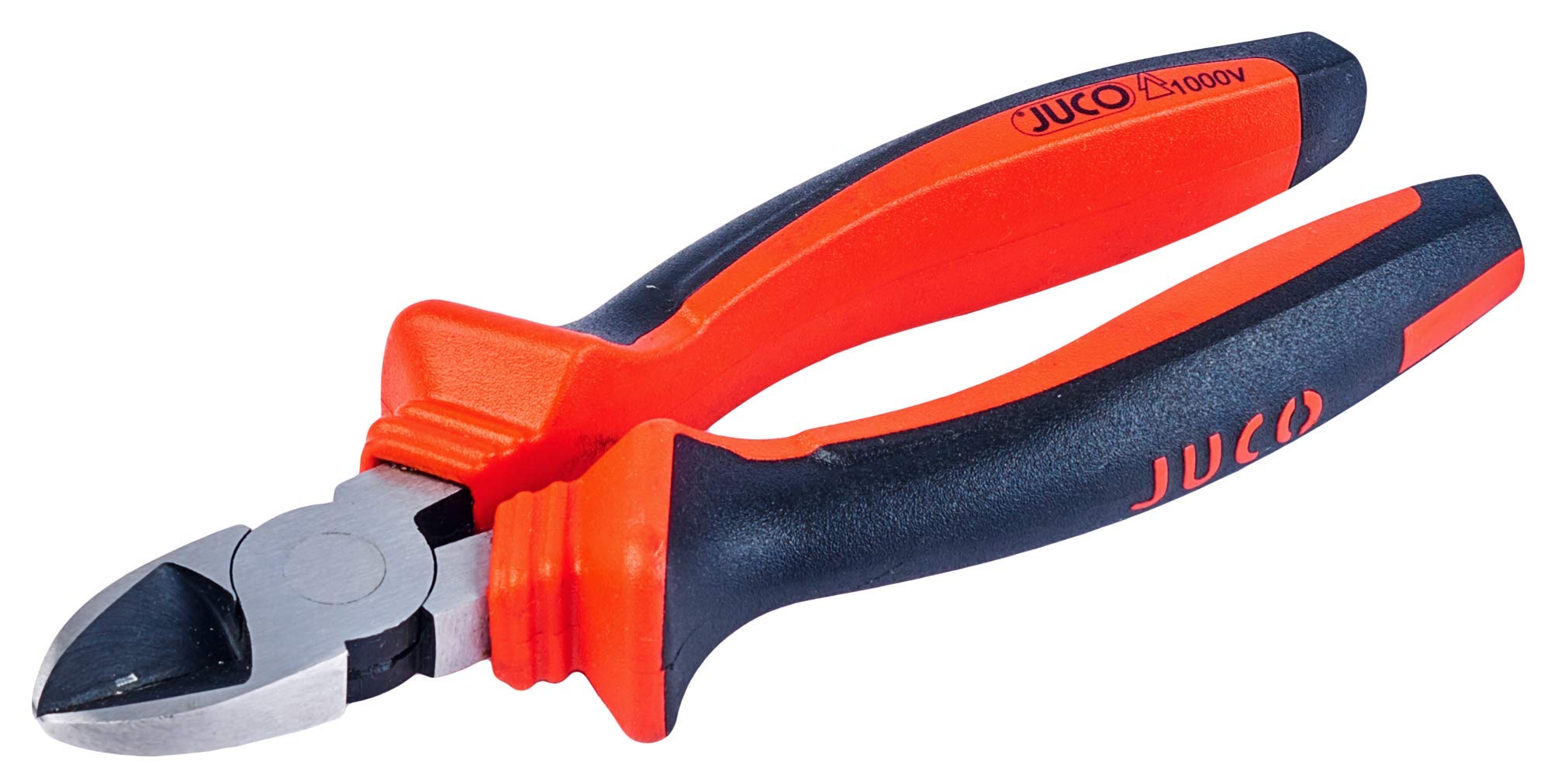 Juco Side Pliers, Polished, Insulated with Multi-Component Grips, 1000V, (180 mm)