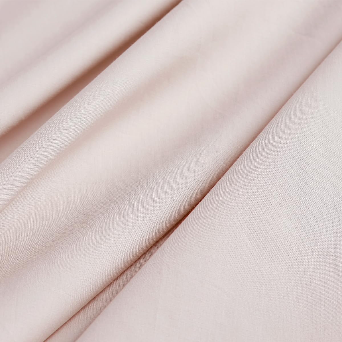 Christy 200TC Organic King Fitted Sheet | Powder Pink | 100% Certified Organic Cotton Bedding | Super Soft and Smooth Bed Linen