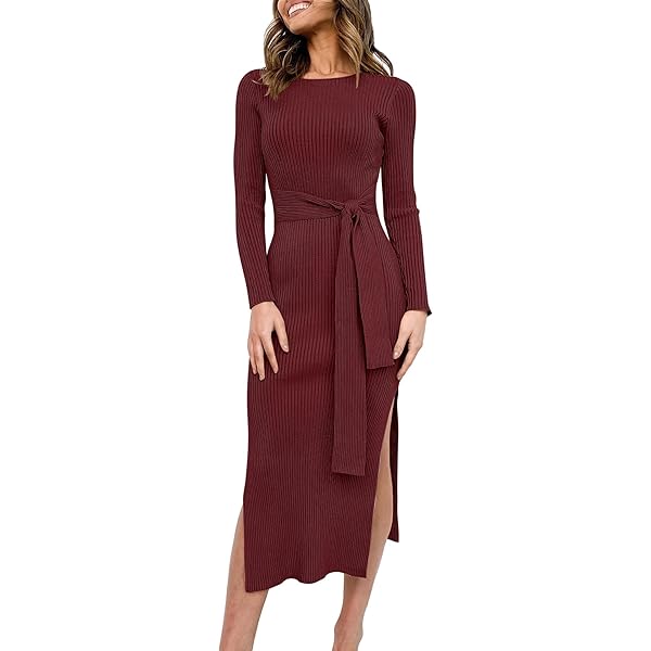 off shoulder burgundy sweater dress Off Shoulder Lantern Sleeve Sweater Dress Without Belt – Amy's Cart