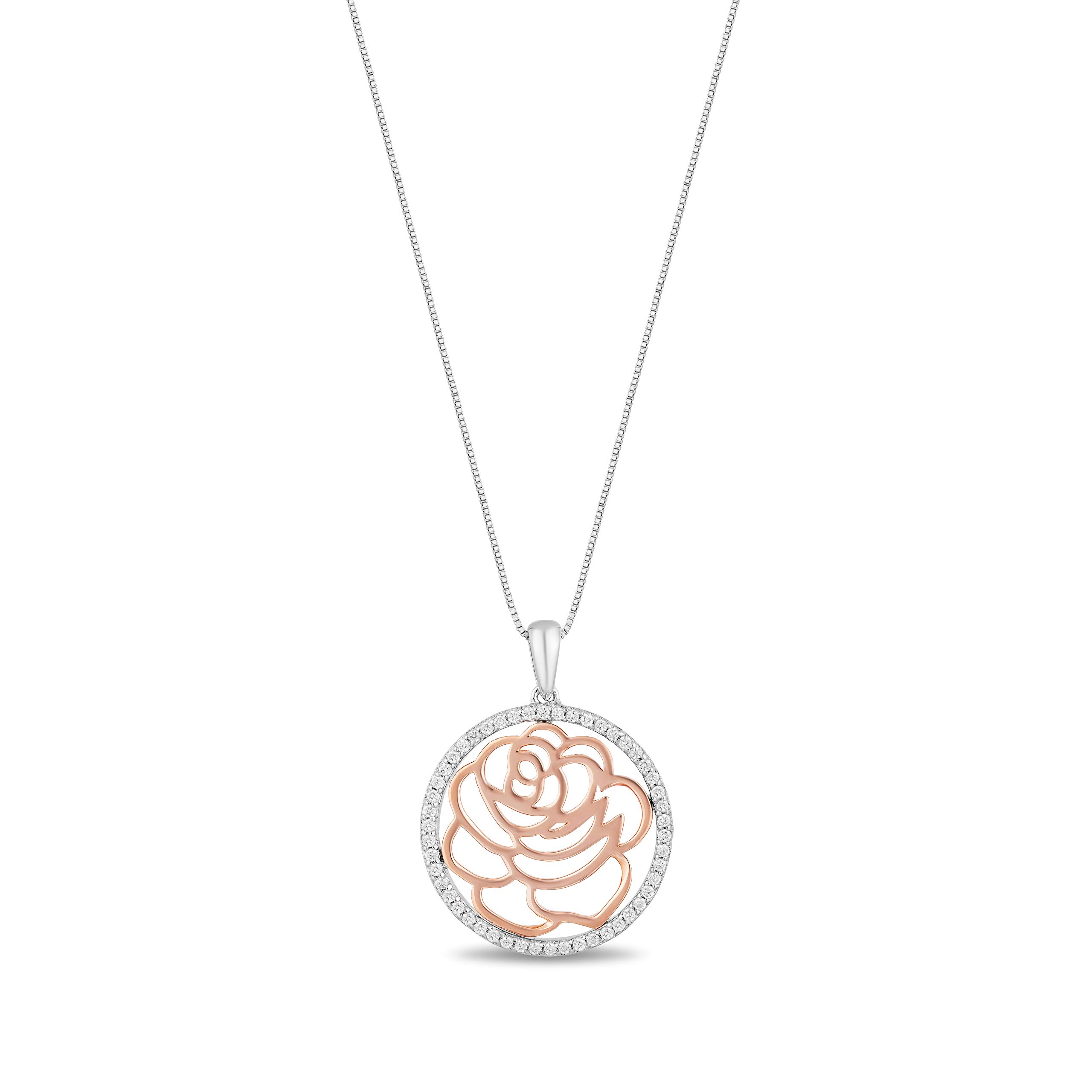 Jewelilienchanted Disney Fine Jewelry 14k Rose Gold Over Sterling