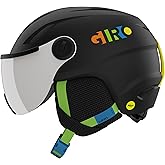 Giro Buzz MIPS Kids Ski Helmet - Snowboard Helmet with Integrated Goggle Shield/Visor for Kids, Toddlers, Boys & Girls