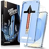 MAGIC JOHN 2 Pack only for Samsung Galaxy S25 6.2 inch HD Tempered Glass Screen Protector, HD Clarity, Bubble Free, Easy Installation with Auto Dust-Elimination