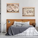 Benjia Magnetic Large Clip Wood Poster Frame Hangers 16x24 Teak view 6