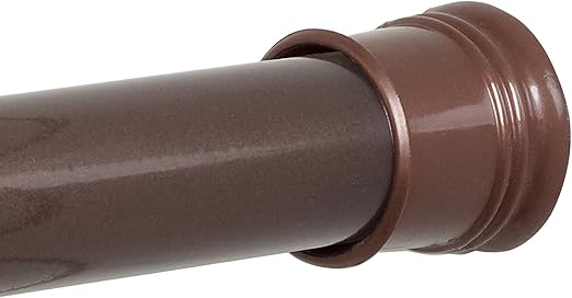 Amazon Com Zenna Home Adjustable Tension Shower Curtain Rod 43