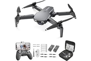 NEHEME NH525 Plus Foldable Drones with 1080P HD Camera for Adults, RC Quadcopter WiFi FPV Live Video, Altitude Hold, Headless Mode, One Key Take Off for Kids Beginners with 2 Batteries and Carry Case