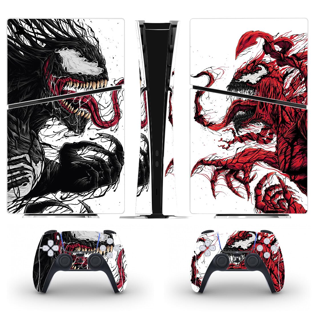 PEYANZ Vinyl Skin Compatible with PS5 Slim (Digital Edition) | HD Print, Scratch Resistant, Bubble-Free Application