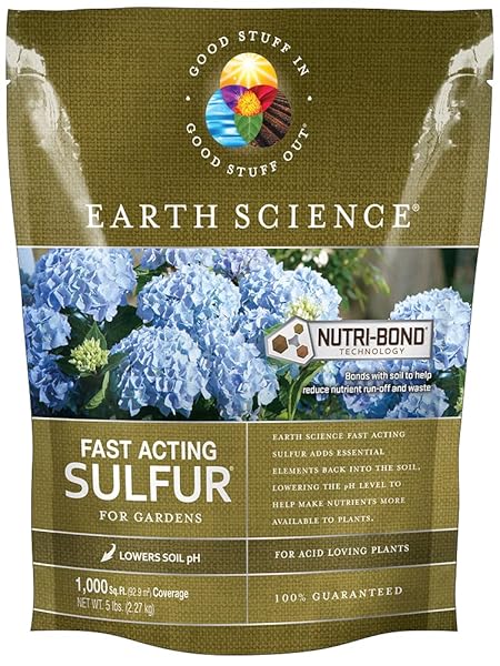 EARTH SCIENCE FAST ACTING SULFUR GRANULES – 5LB...