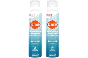 Lume Invisible Spray Deodorant For Women - Whole Body Deodorant Spray - 72 Hr Odor Control - Ozone Friendly, Natural Propellant - Aluminum & Baking Soda Free, Skin Loving - 3.6 ounce (Unscented)