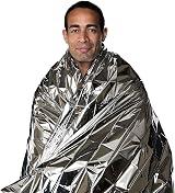 通用 Emergency Thermal Blanket 30 Pack Survival Reflective Foil First Aid Silver view 5