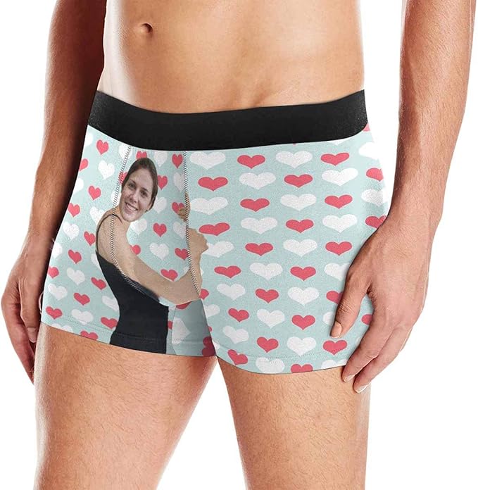 Individuelle Unterwäsche, personalisierbar, individueller BoxerSlip mit Gesicht und Foto, fügen