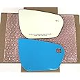 New Replacement Blind Spot Convex Mirror Glass with Full Size Adhesive for 2018-2024 Chevrolet Chevy Equinox GMC Terrain Passenger Side View Right RH