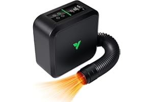 VIVOSUN AeroFlux Smart Grow Tent Heater with Thermostat, 700W PTC Heating, Compact & Portable with VPD, APP Control & Overheat Protection, Included Extension Hose for Grow Tents, Rooms, Greenhouses