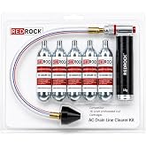 RedRock Gallo Drain Gun AC Drain Line Cleaner Tool, HVAC Air Conditioner Condensate Blaster Cleaning Kit with Flexible Hose Pipe, Includes 5 Unthreaded CO2 Cartridges