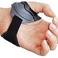 Velpeau CMC Thumb Brace for Arthritis Pain and Support, with High Elasticity and Anti Slip Wrist Strap, Comfortable Thumb Splint Stabilizer for Osteoarthritis for Women and Men (Grey, Left Hand, S)