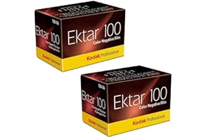 Kodak Ektar 100 Professional ISO 100, 35mm, 36 Exposures, Color Negative Film (Pack of 2)
