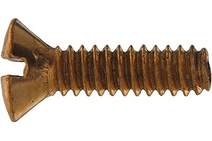 The Hillman Group 4191 Bright Brass Electrical Switch Plate Screw 6-32 x 1/2IN. (20-Pack), 0.5 inches