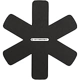 Le Creuset Pfannenschutz, Set aus 3 Stück, Für alle Arten von Pfannen und Töpfen, Schwarz, 95003440140300