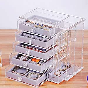 CAI Caja de Almacenamiento para el hogar Caja de joyería de Madera