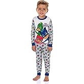 PJ Masks Toddler Boys' Gekko Catboy Owlette Title Logo Sleep Pajama Set
