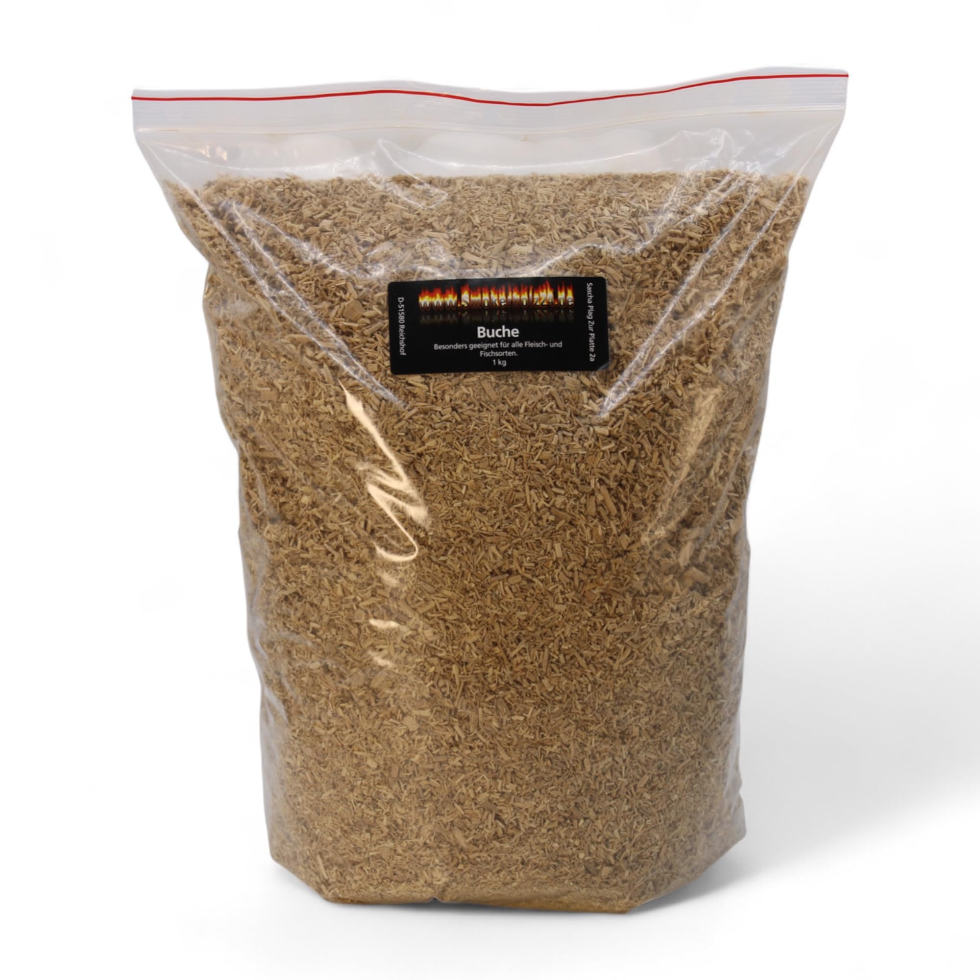 Beech Smoking Meal 1000 g Beech Flour Grain 0.5-1.5 mm Beech Chips BBQ