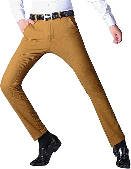Amazon Co Jp Ray Varitto スラックス メンズロングパンツ ビジネス オフィス カジュアル ノータック 美脚 スリム 服 ファッション小物