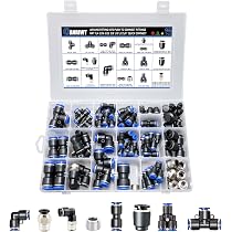 96-Piece Quick Connect Air Hose Fittings Kit - 1/4", 3/16", 5/32", 3/8", 1/8", 1/2", 5/8" NPT Push-to-Connect - View #6