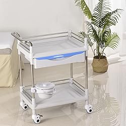 Rolling Utility Cart,Qiwey Medical Utility Cart