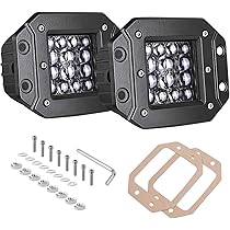2X 5" 120W CREE LED Flush Mount Spot Lights – Reverse Pods For Ford F-150 & Off-Road Vehicles