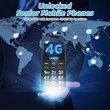 CHAKEYAKE 4G Big Button Senior Phone 1800mAh SOS Flashlight FM Radio Unlocked view 4