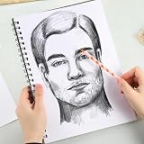 Thboxes A4 Sketchbook 200GSM 40 Sheets Hardcover Spiral Bound 80 Pages view 6