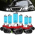 TTDBDAN Halogen Headlights Fit For Nissan Pathfinder 2017-2020 Headlight Bulbs,H11/H8/H9 High Beam+ H11/H8/H9 Low Beam+ H11 Fog Light Combo,Plug And Play,Pack of 6 (Nissan Pathfinder 2017-2020)