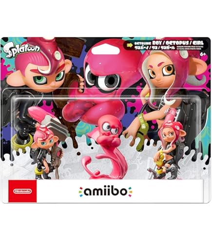 Amazon.com: Amiibo Triple Pack - Inkling, Octoling, and Smallfry