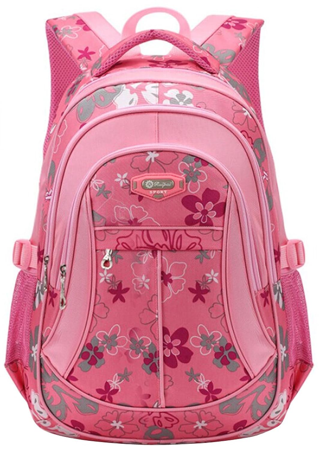 Tinksky Backpacks for Girls Flowers Pattern Elementary School Students