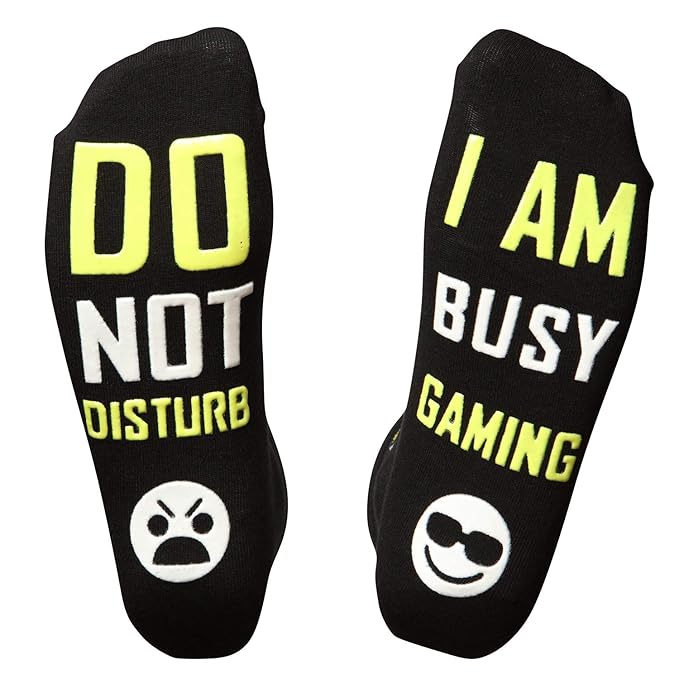 Gamer Socks Novelty Socks Gifts One Size Fits Most (UK 410) Gaming